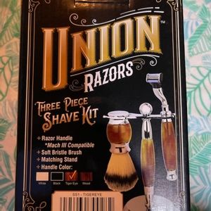 Union razor three piece set